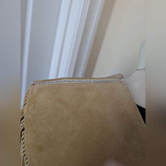 Western Fringe Leather Boho Collar - Picture 8 of 8